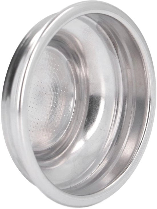 Portafilter 58mm - Filtro a Terra - Reutilizzabile - Acciaio Inossidabile - Facile da Pulire - Buon Effetto Filtro - Filtro a Caffè