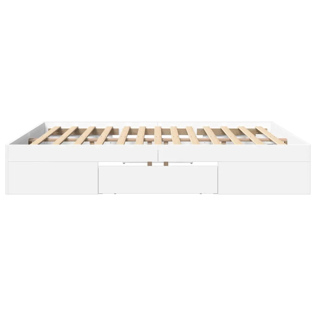 Giroletto senza Materasso Bianco 180x200 cm Legno Multistrato 3295450