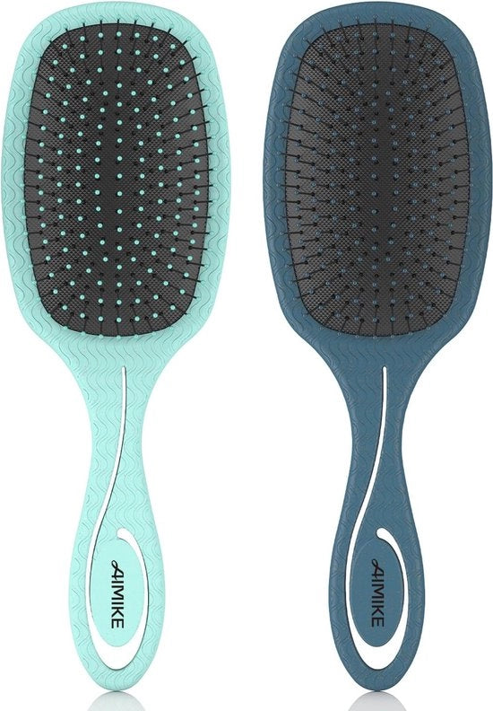 Spazzola per separare capelli biologica per capelli ricci e lunghi - Strumento per il trattamento dei capelli senza dolore per tutti