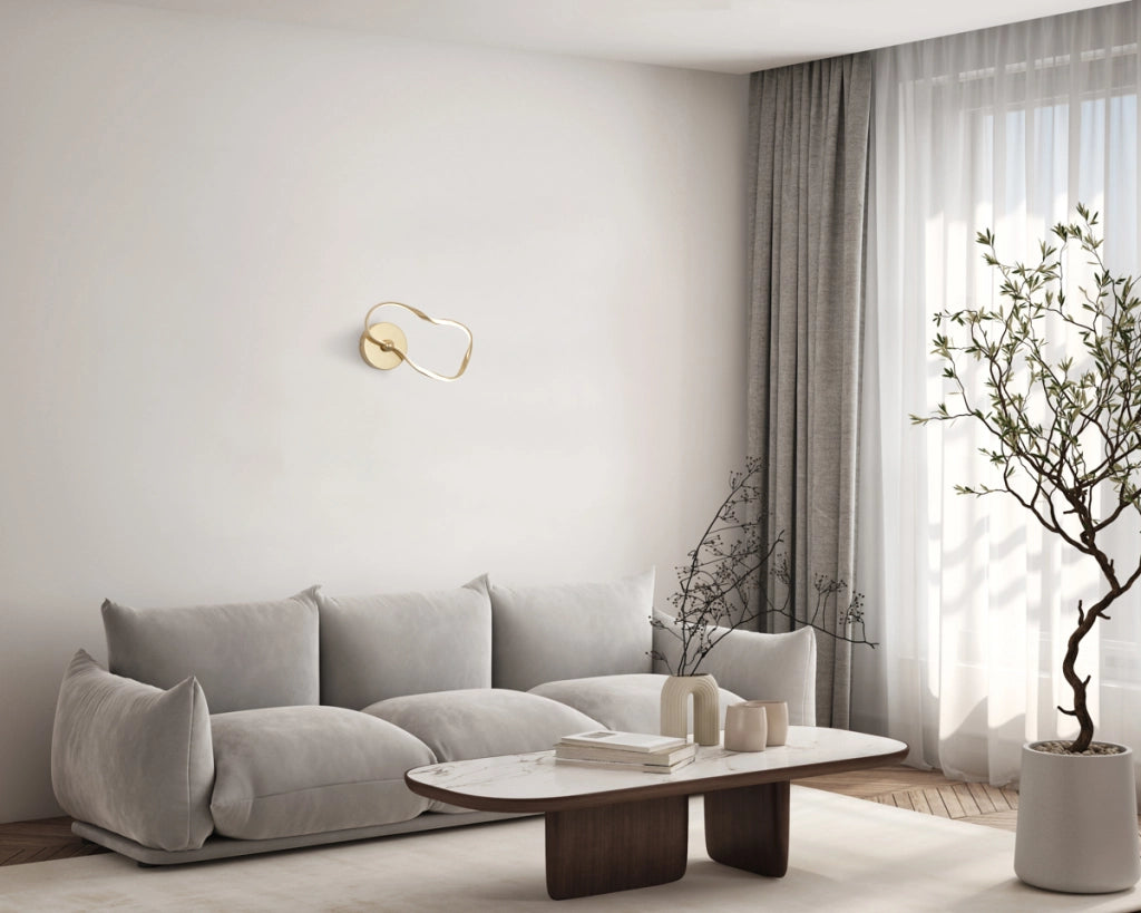 Applique moderna oro LED CCT 20W IP20 Amaya Italux