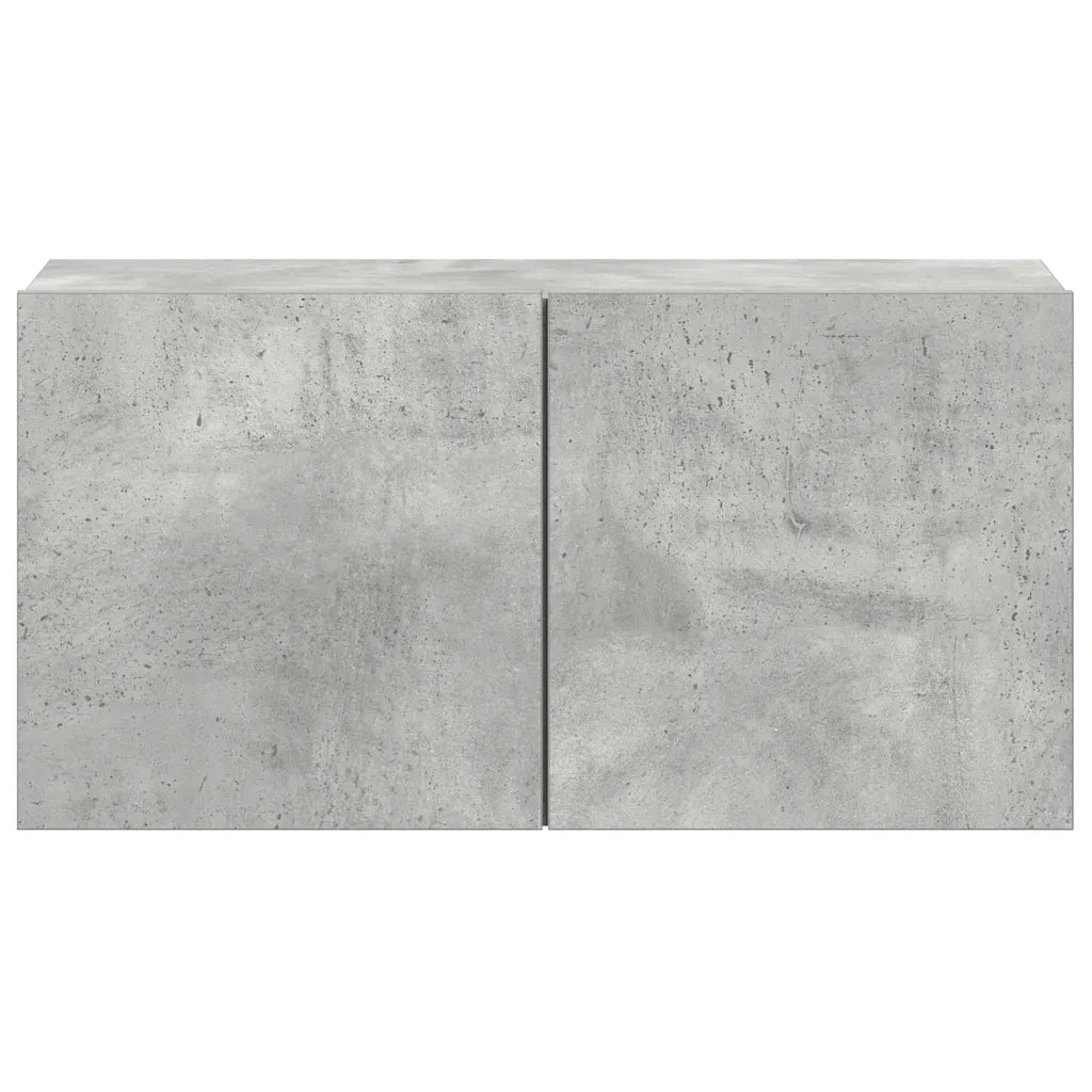 Set di Mobili Porta TV 5 pz Grigio Cemento in Legno Multistrato 3079073