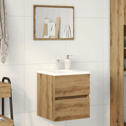 Mobile Lavabo Bagno-Armadietto da bagno Artigianale 41x38,5x45 cm in Truciolato
