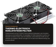 Sistema di raffreddamento termoelettrico - Peltier per progetti DIY - Raffreddamento efficiente - Formato compatto - Per applicazioni di raffreddamento - Energi...
