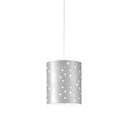 Sospensione Moderna Pois Polilux ® Argento 1 Luce E27 D27Cm