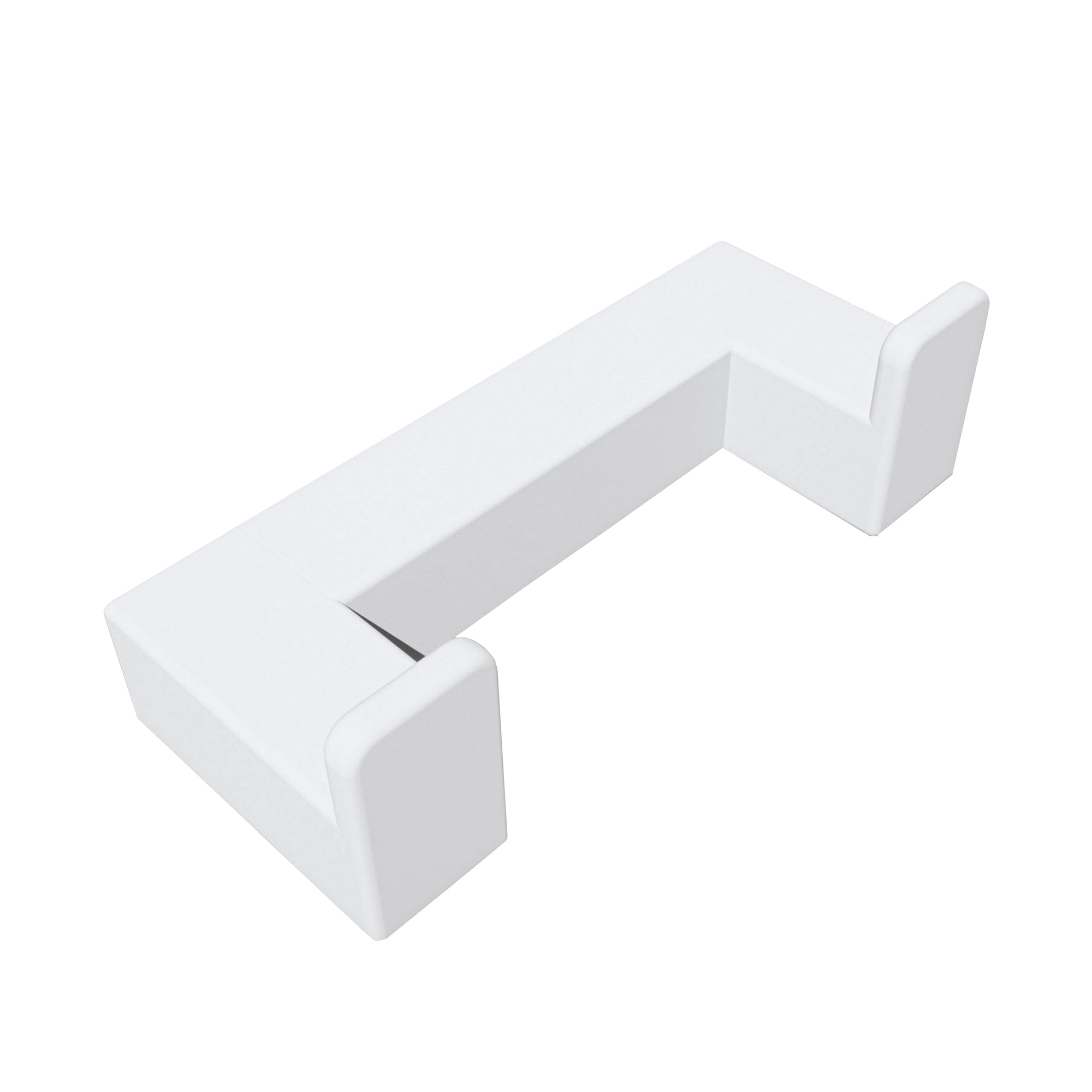 Lineabeta - Appendiabiti doppio Grela in acciaio bianco