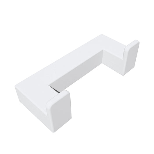 Lineabeta - Appendiabiti doppio Grela in acciaio bianco