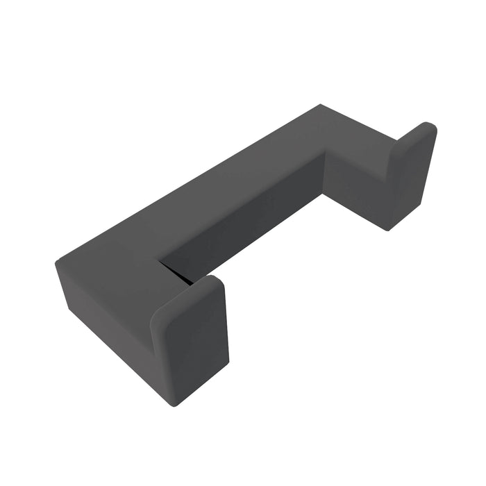 Lineabeta - Appendiabiti doppio Grela in acciaio nero