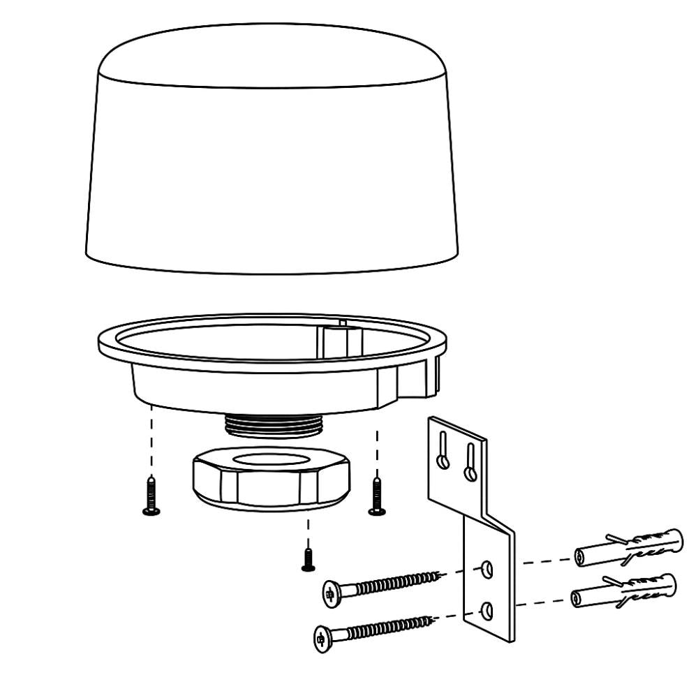 Interruttore crepuscolare bravo v2 ip66 per illuminazione esterna