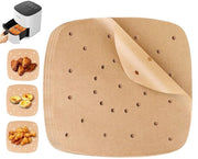 200 pezzi di carta da forno per airfryer, carta da forno per frittura ad aria, carta da forno perforata per airfryer, carta da forno per padella, forno, microonde, frittura ad aria