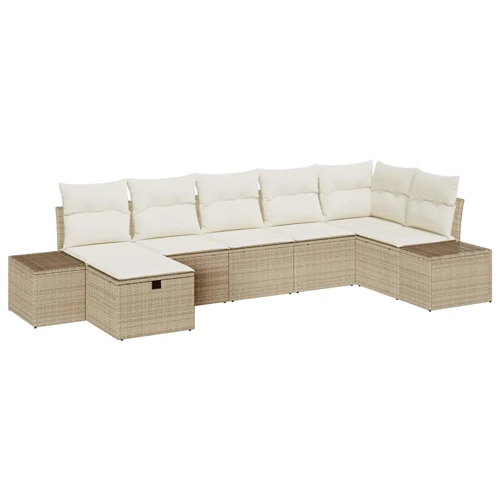 Set di divani con cuscino 7 pcs polyrattan 3360732