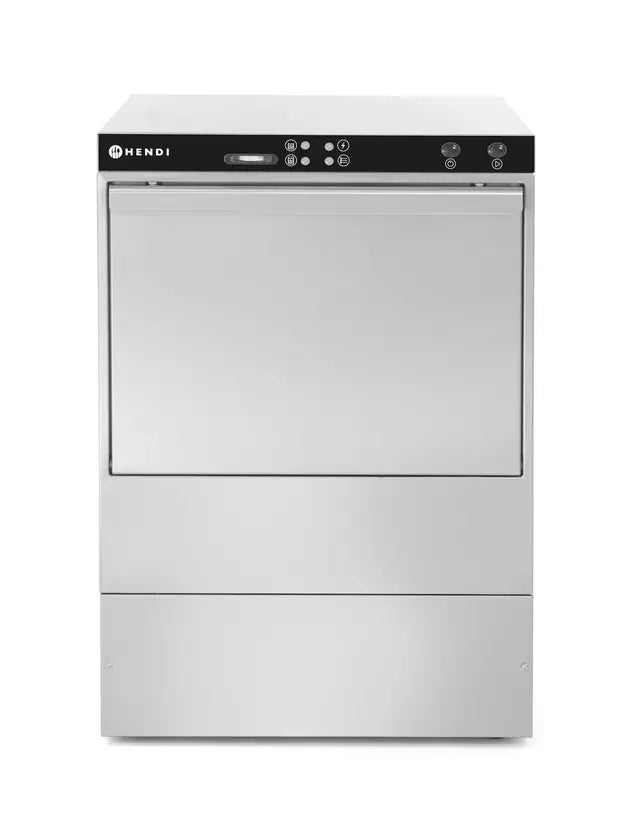 Lavastoviglie K50 - controllo elettromeccanico, HENDI, Con pompa di scarico