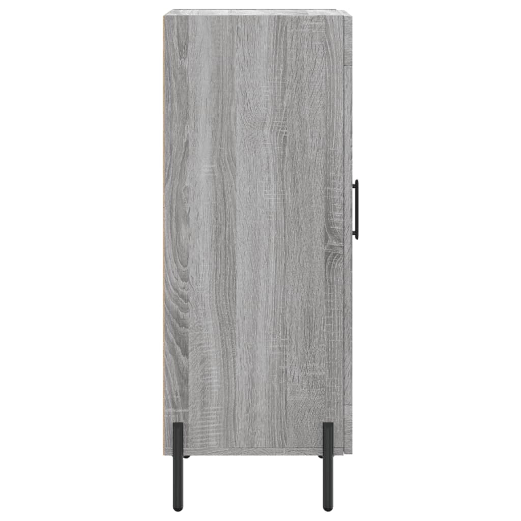 Buffet credenza cassettiera armadio mobile contenitore organizer cucina soggiorno Sonoma 34,5 x 34 x 90 cm legno ingegnerizzato grigio 02_0036334
