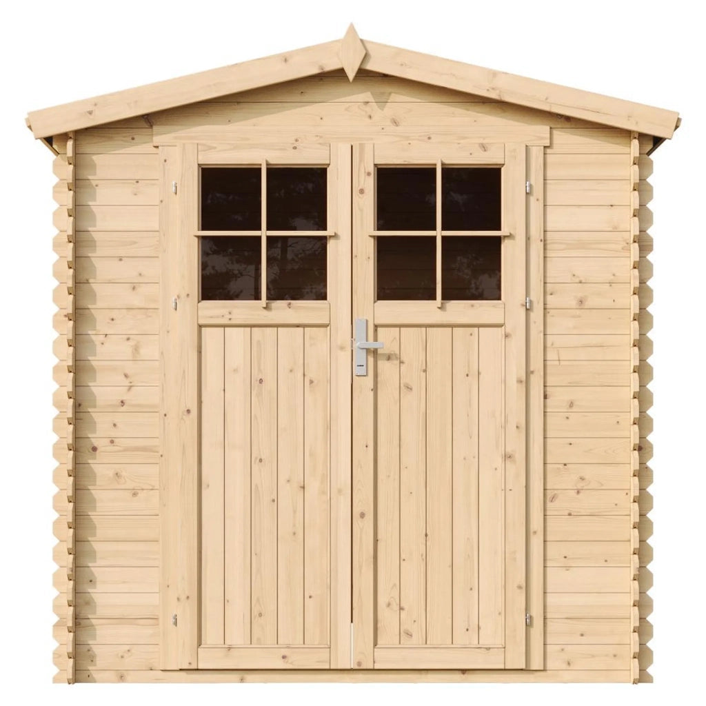 Casetta da Giardino in Legno per Esterni - L216xL206xA218 cm/ 3.53 m2 - TIMBELA M343F