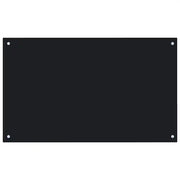 Paraschizzi per Cucina Nero 100x60 cm in Vetro Temperatocod mxl 97353