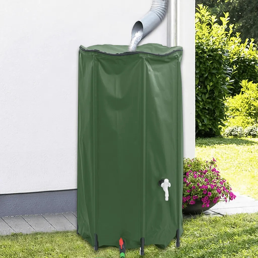 Serbatoio Acqua con Rubinetto Pieghevole 380 L in PVC CFW1143295