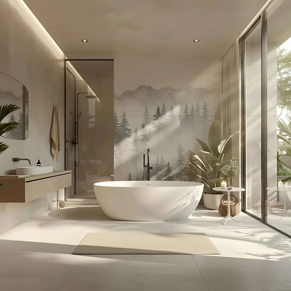 Vasca Da Bagno Freestanding In Acrilico Roma 170 Copritappo oro spazzolato