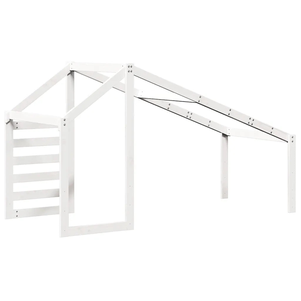 vidaXL Tetto per Letto Bambini Bianco 188x97x113cm Legno Massello Pino