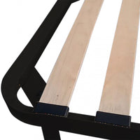 Rete Ortopedica Sanremo Singola 80x190x30 h cm in Acciaio Nero