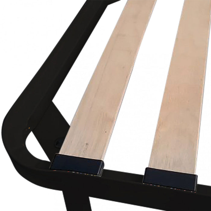 Rete Ortopedica Sanremo Singola 80x190x30 h cm in Acciaio Nero