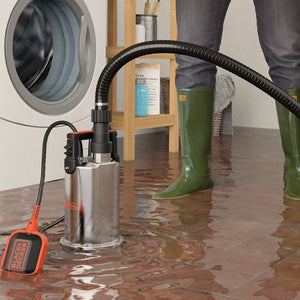 Pompa Immersione per Acque Chiare Black+Decker BXUP750XCE  (750 W, Portata  max. 11000 l/h, Prevalenza massima 8.5 m)