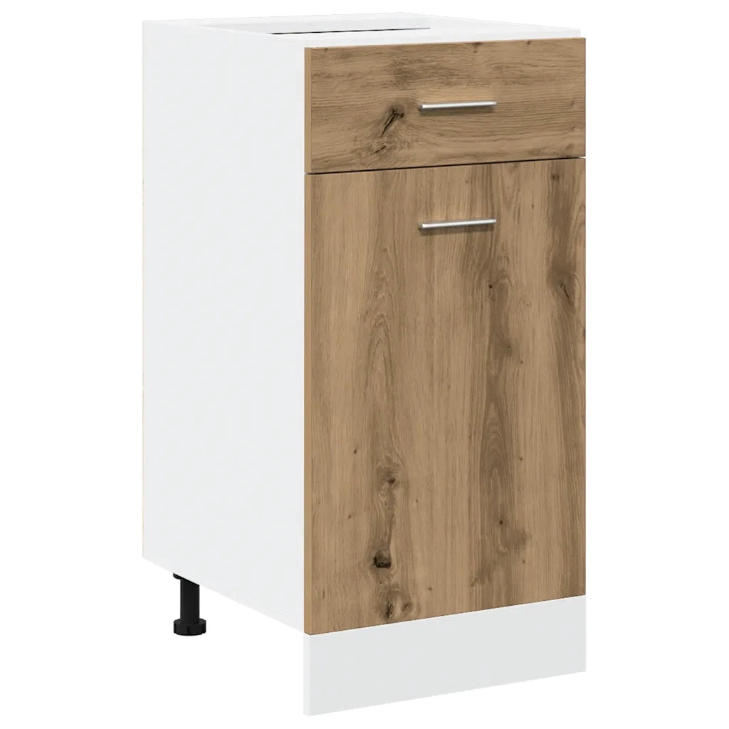 vidaXL Set di Mobili da Cucina 7 pz Lyon Rovere Artigianale Truciolato