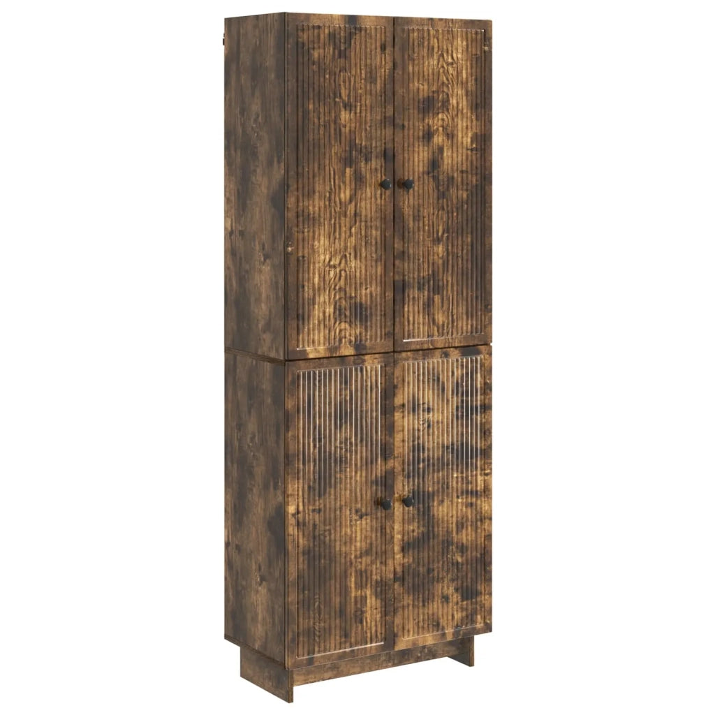 Set di armadi 2 pz Rovere Fumo Legno ingegnerizzato 3416363