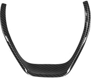 Decorazione del volante in fibra di carbonio stile - Decorazione interna - Copertura - Finitura - Adatto per la serie 3/4 - Kunststoff ABS di alta qualità - Copertura del volante