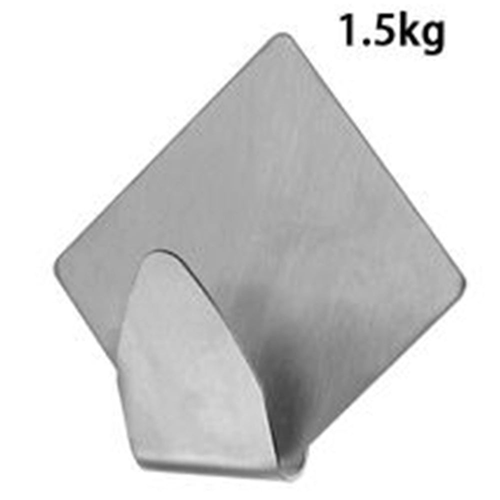 Trade Shop - Set 4pz Ganci Appendini Adesivi Parete Casa Cucina Bagno Attaccapanni Rombi 59664 -