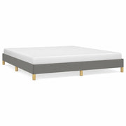 Letto matrimoniale | Letto per adulti | Giroletto senza Materasso Grigio Scuro 180x200 cm Tessuto