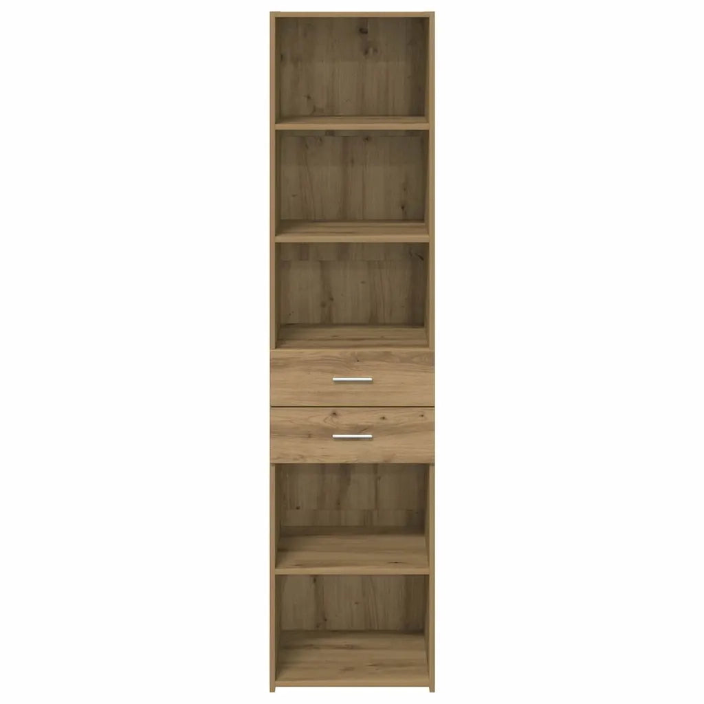 Credenza con Cassetto-Buffet-Armadio da cucina Rovere artigianale 45 x 42,5 x 185 cm