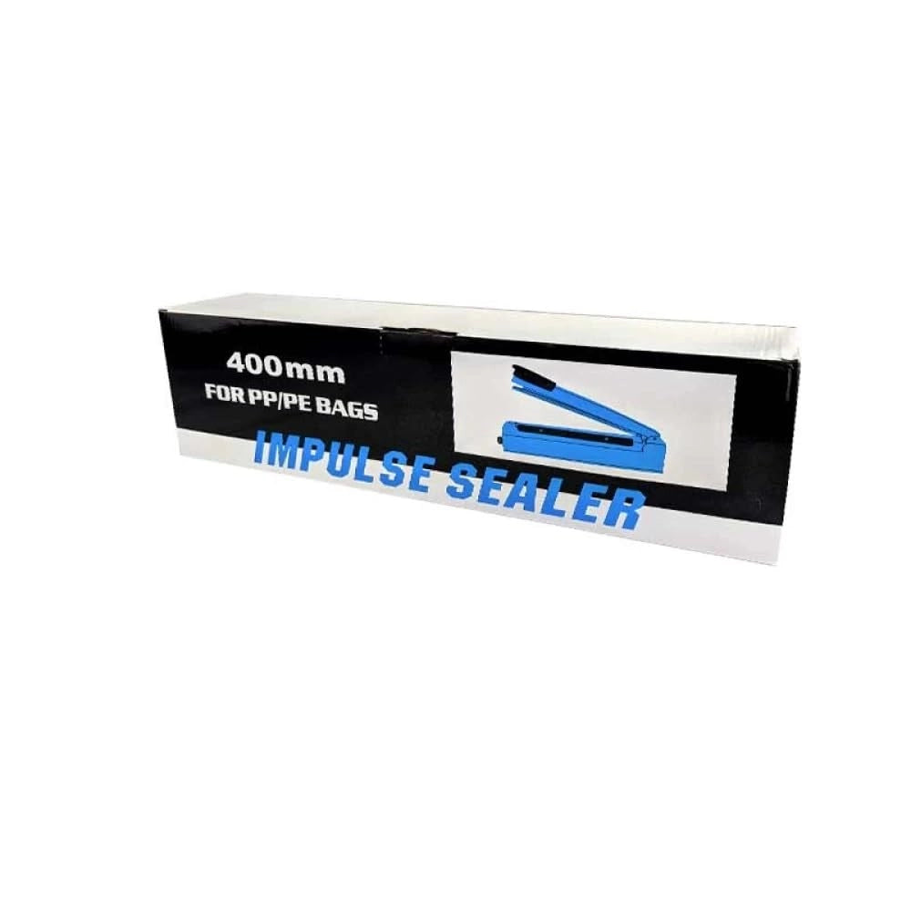 Sigillatrice a Impulso 400mm BIOVIRA – Termosaldatrice Sacchetti PP/PE, Barra 40 cm, Chiudi Buste per Alimenti/Freezer e Imballaggio