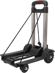 Carrello di trasporto portatile in alluminio - trasporto pesante - manubrio regolabile - carico massimo 50kg