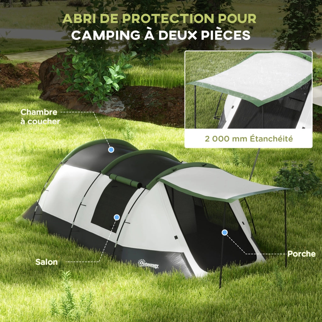 Tenda da campeggio tunnel ¨C zephmum ¨C 3-4 posti, impermeabile 3000 mm