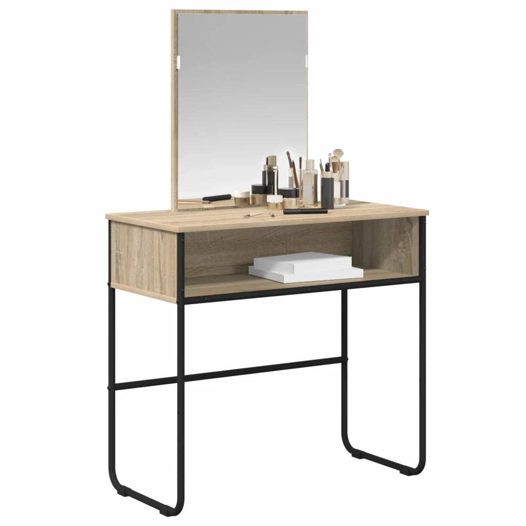 Tavolo da Trucco con lo scaffale Rovere Sonoma 81 x 40 x 131 cm 8007690
