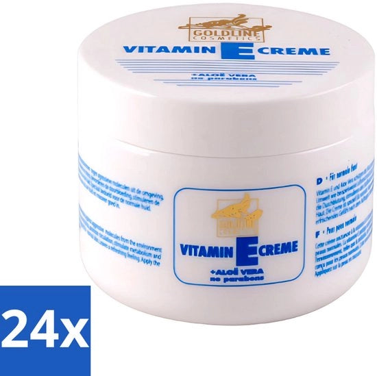 24 x Creme Corpo - Vitamine E & Aloë Vera - Pelle Normale - Idratante - 250 ml