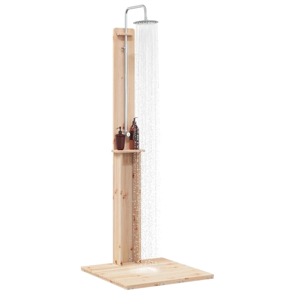 Doccia da esterno Naturale 75 x 76 x 217 cm 886332