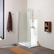 Box doccia walk-in 120 cristallo trasparente 8mm