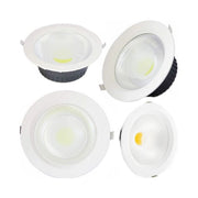 Trade Shop - Faretto Faro Led Cob 30w Gml Incasso Molla Alette Luce Bianco Fredda Calda -