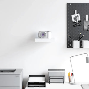 Scaffale a Parete Bianchi 23x23,5x3,8 cm in MDF 323802