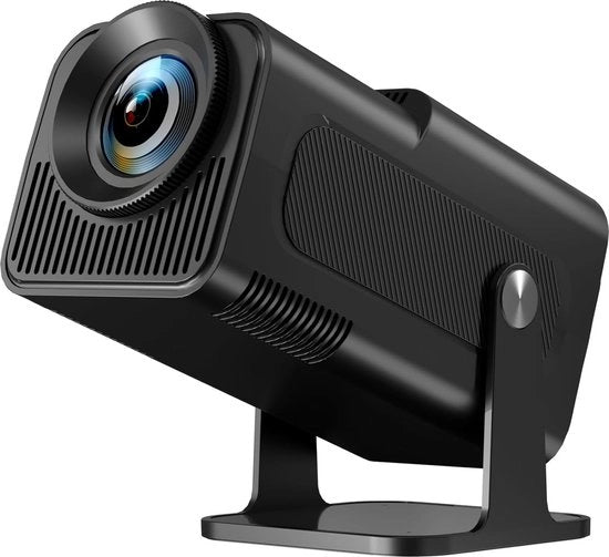 Proiettore Mini Full HD 1080p con Android TV, Wi-Fi e Bluetooth - Proiettore Portatile con Funzione di Rotazione a 270 Gradi e Zoom per Telefono cellulare