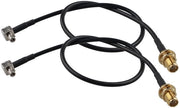 Adattatore SMA Femminile a TS9 Maschile per Antenne Esterne da 30 cm con Cavo Coassiale RG174