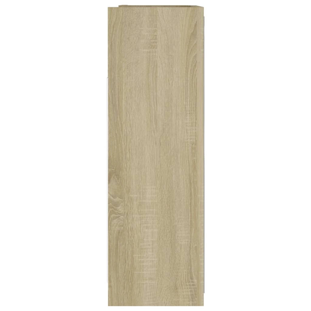 Mobiletto specchio da bagno 62,5 x 20,5 x 64 cm truciolare rovere 02_0006684
