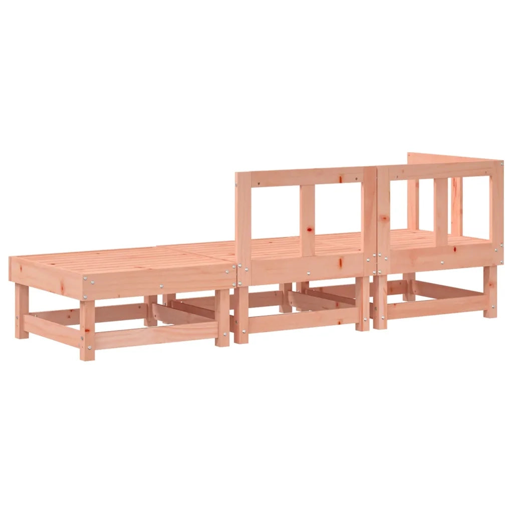 Salotto da Giardino-Set Salotto da Giardino 3 pz in Legno Massello di Douglas 974751