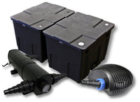 Set Filtro per laghetto da 60.000 l Chiarificatore 36W Pompa ECO 40W