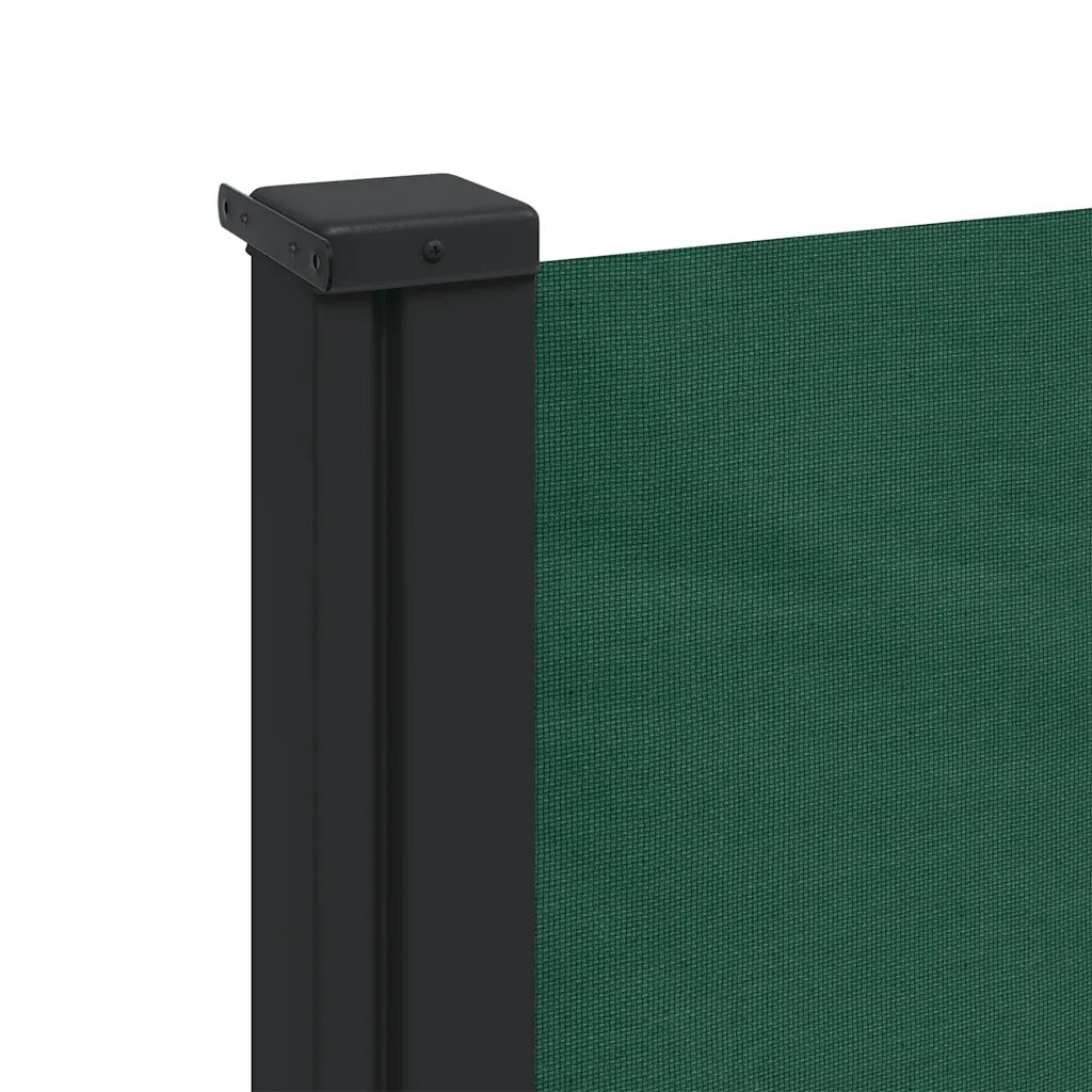 Tenda da Sole Laterale Retrattile Verde Scuro 100x500 cm 4004395