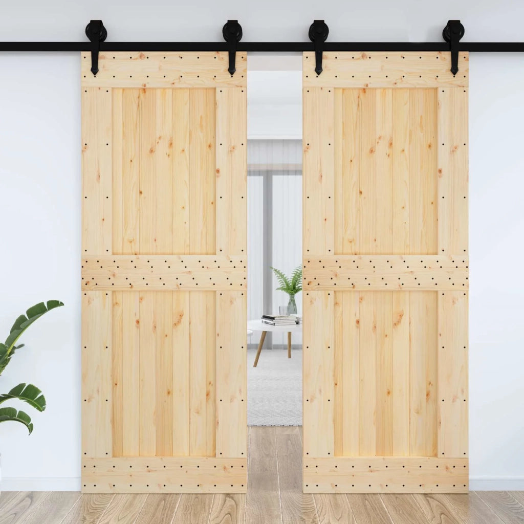 Porta NARVIK Naturale 85 x 210 cm Legno di pino solido