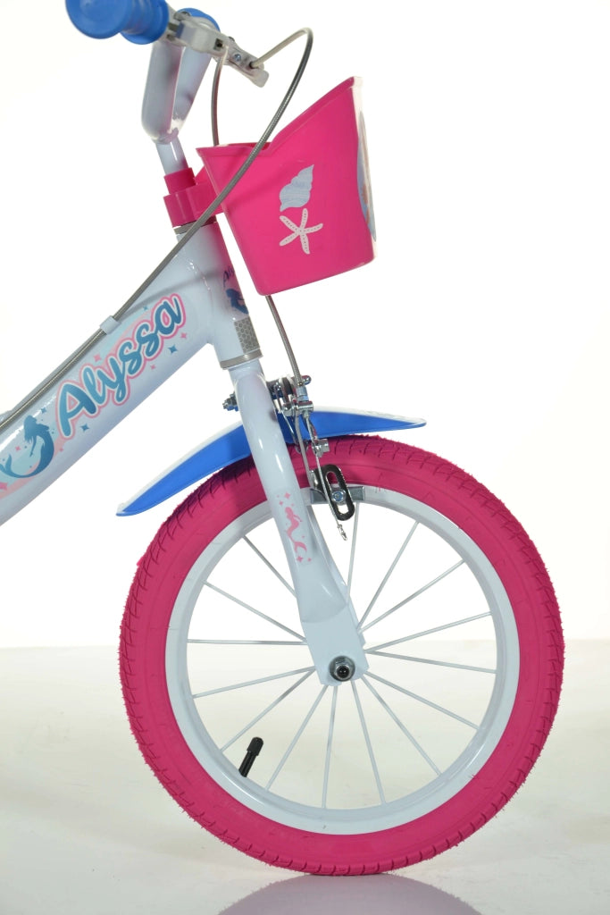 SIRENETTA ALYSSA 16", bicicletta per bambini, adatta ad etÃƒÂ  tra i 5 e i 7 anni, per altezza tra 105 e 135 cm, con