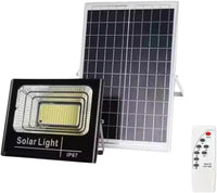 Faro LED Esterno 100W con Pannello Solare, Luce Solare 98 Potenti LED, Batteria 5000mAh