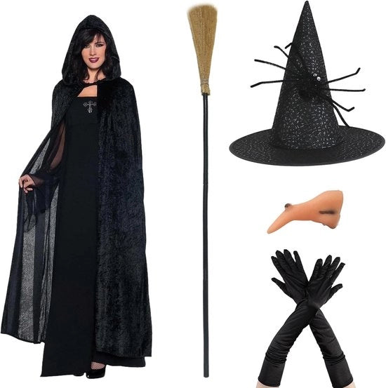 Protesi del naso per Halloween - Accessorio di costume per feste - Naso grottesco per adulti e bambini