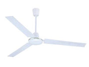 VENTILATORE BIANCO DA SOFFITO CON SELETTORE A PARETE  ø 140 cm    VINCO
